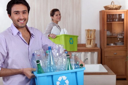 Professional removal service handling furniture disposal